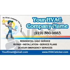 HVAC Business Card Magnet #13